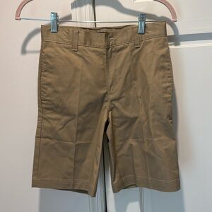 NWOT Boys lands end khaki uniform shorts sz 10